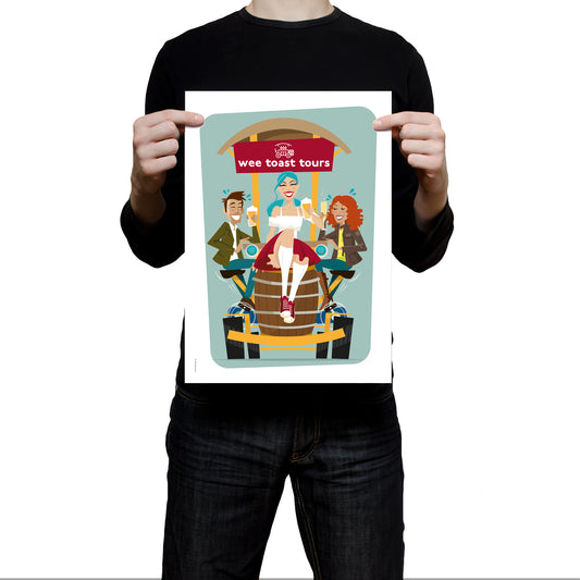 Belle Art Print by Wee Toast Tours